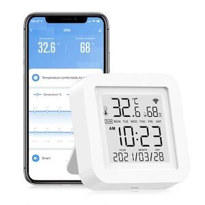 WiFi Temperature Humidity Monitor,Wireless Digital Temperature Humidity Monitor